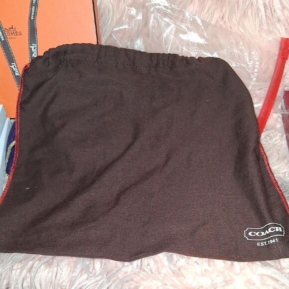 Coach Brown Dust Bag - Picture 1 of 1